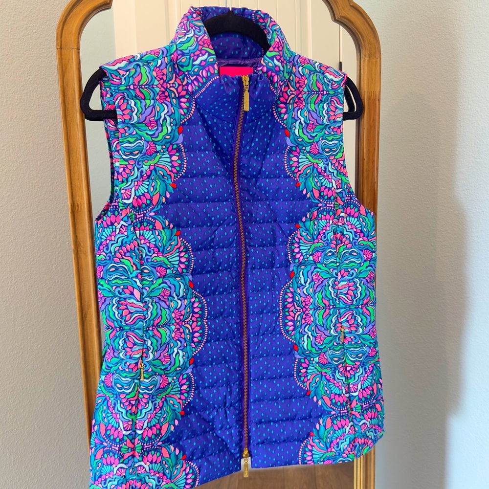 Lilly Pulitzer Noella Puffer Vest 🌸🩷🎀